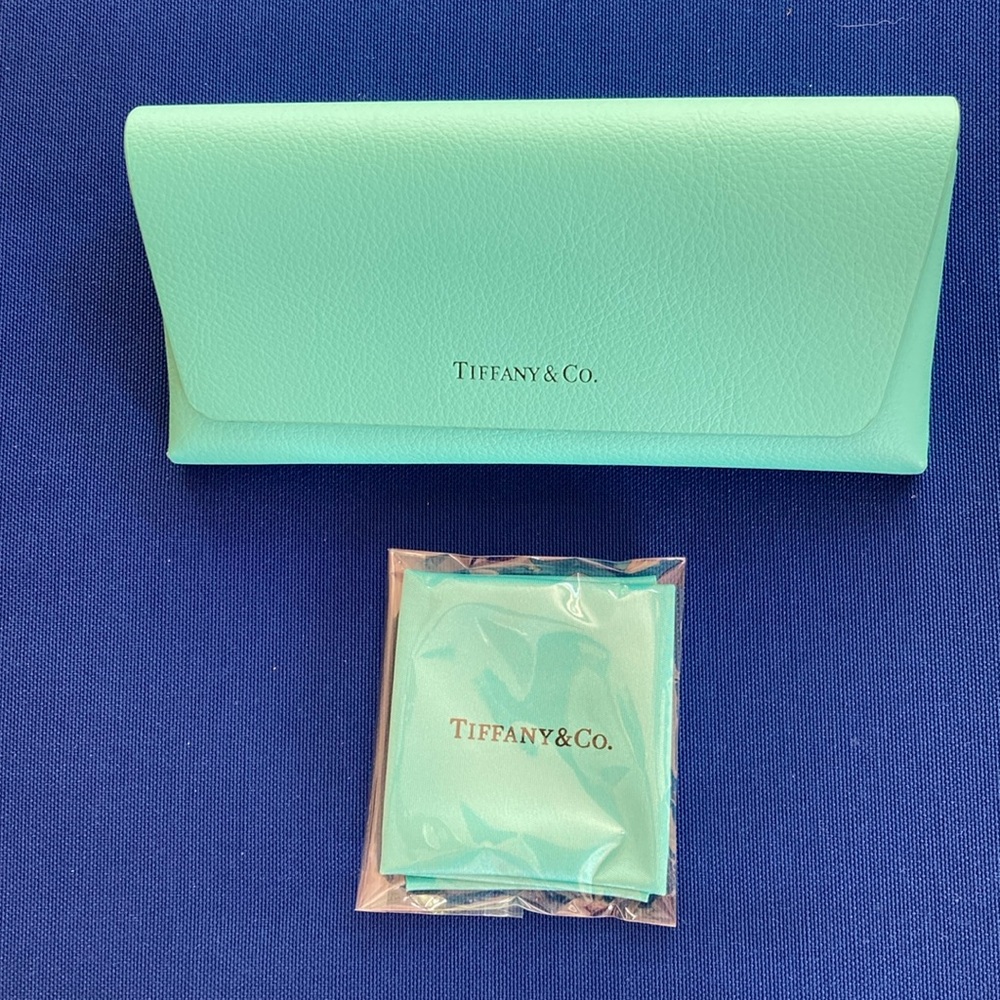 Tiffany & Co. eyeglass case with lens cloth